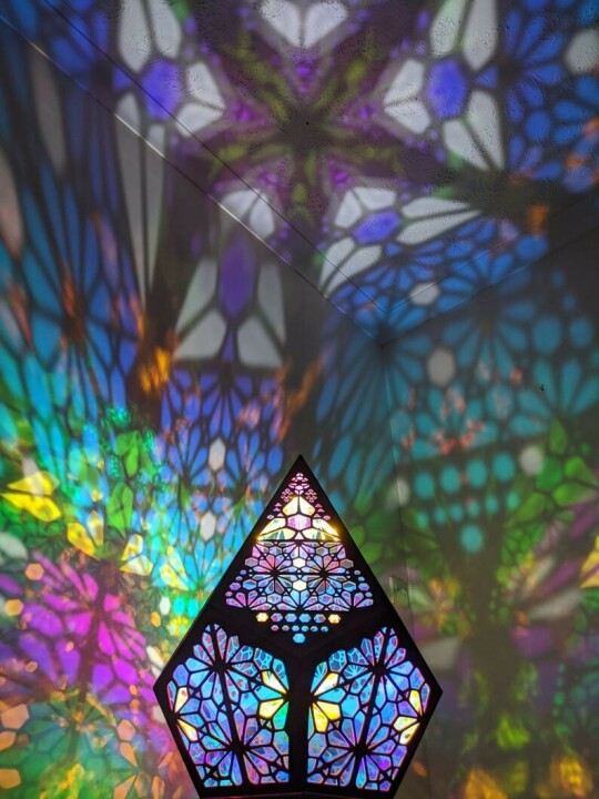Geometric Bohemian Lamp