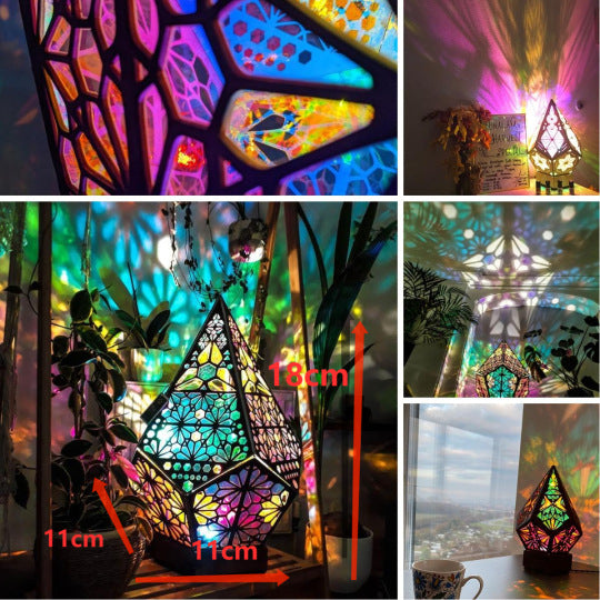 Geometric Bohemian Lamp