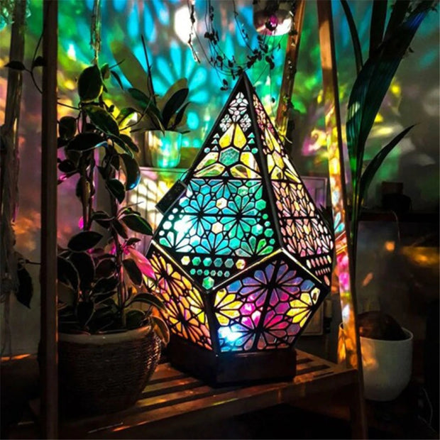Geometric Bohemian Lamp