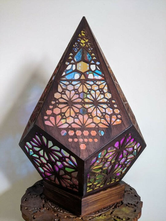 Geometric Bohemian Lamp