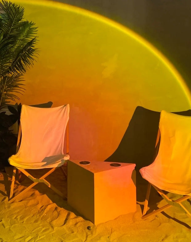 Dual-Head Sunset Lamp