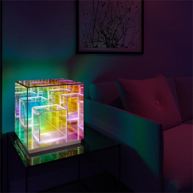 Modern Multi-Colored Cube Light